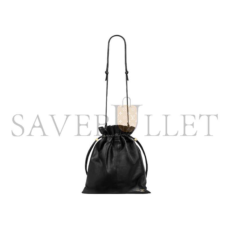 Ce1i*e small crystal pouch in lambskin 123662j79.38no (32*29*0.5cm)